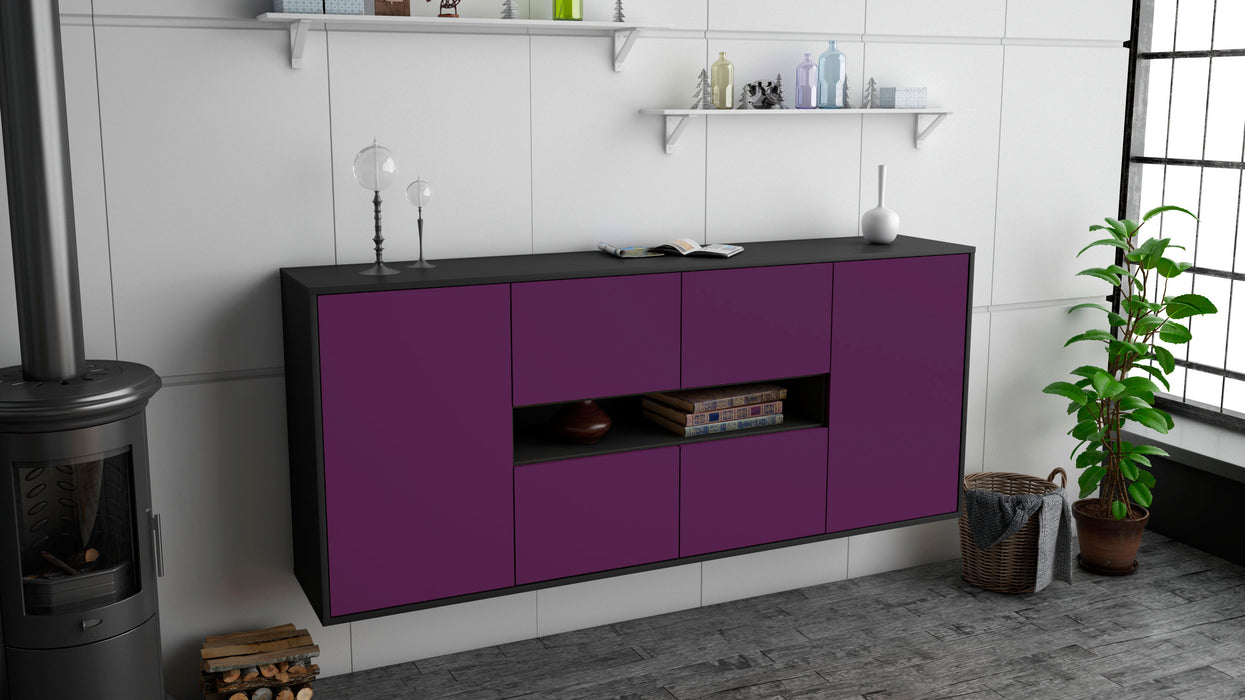 Sideboard Stamford, Lila, hängend (180x79x35cm)