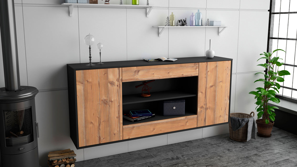 Sideboard Olathe, Pinie, hängend (180x79x35cm)