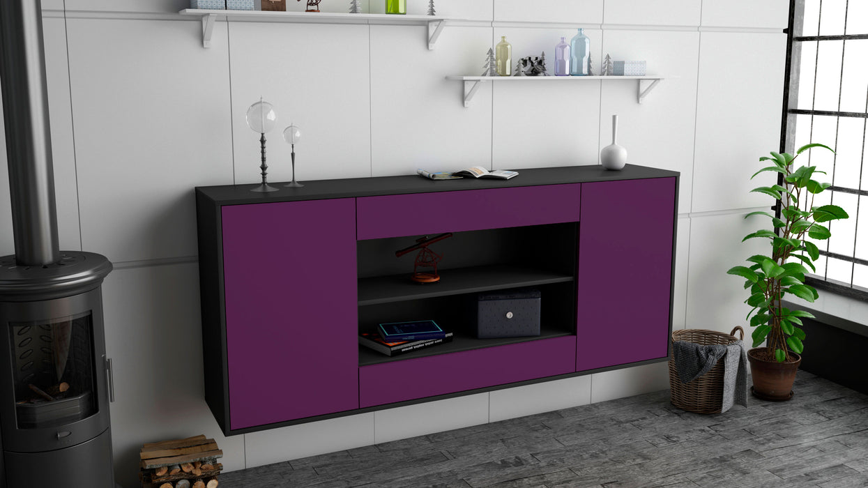 Sideboard Olathe, Lila, hängend (180x79x35cm)