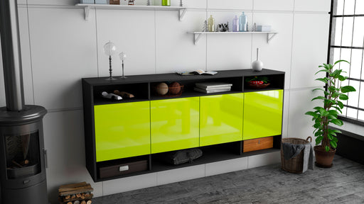 Sideboard Provo, Grün, hängend (180x79x35cm)