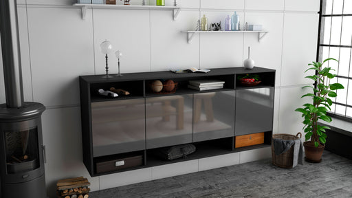 Sideboard Provo, Grau, hängend (180x79x35cm)