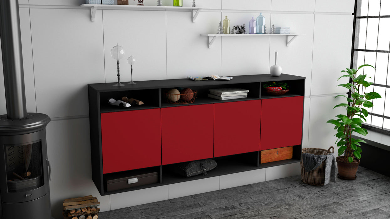 Sideboard Provo, Bordeaux, hängend (180x79x35cm)