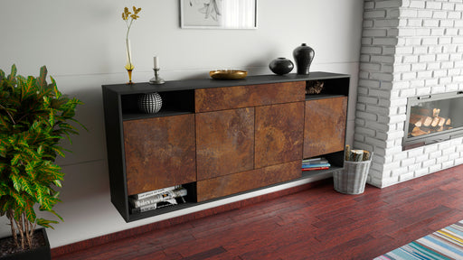 Sideboard Evansville, Rost, hängend (180x79x35cm)