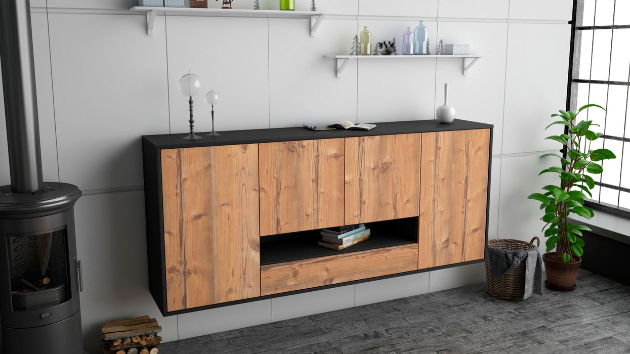 Sideboard Abilene, Pinie, hängend (180x79x35cm)