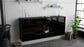 Sideboard Abilene, Schwarz, hängend (180x79x35cm)