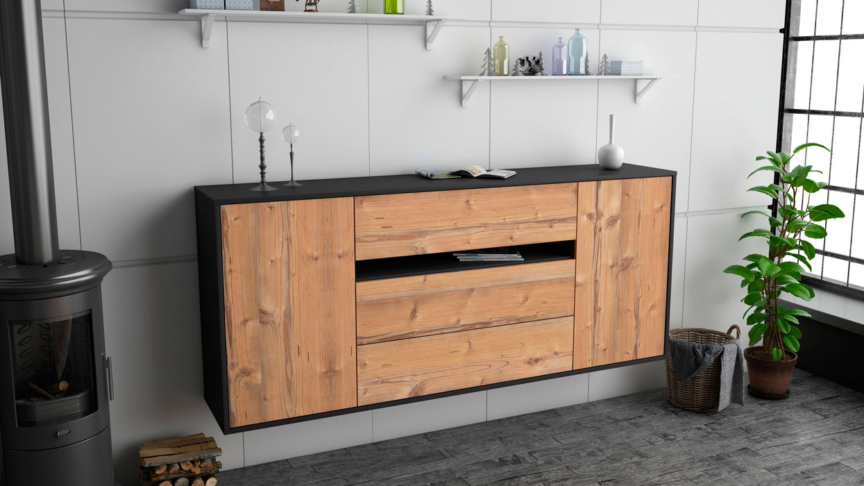 Sideboard McKinney, Pinie, hängend (180x79x35cm)