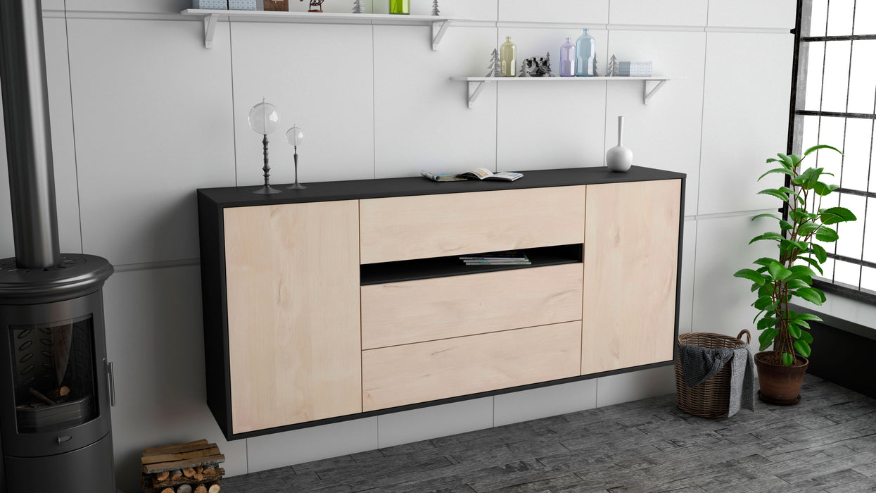 Sideboard McKinney, Zeder, hängend (180x79x35cm)