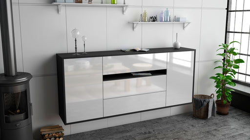 Sideboard McKinney, Weiß, hängend (180x79x35cm)