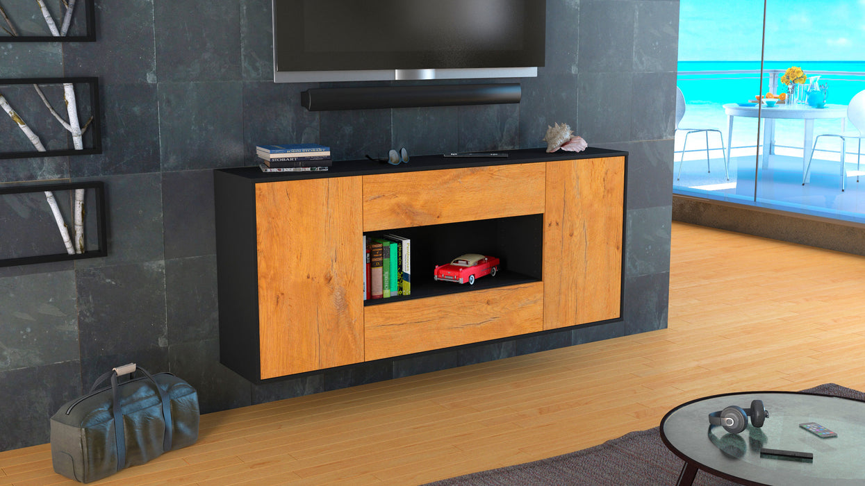 Sideboard Denton, Eiche, hängend (180x79x35cm)