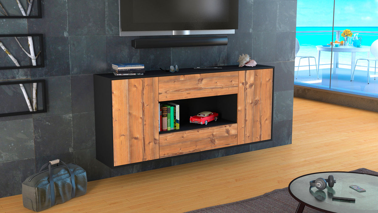 Sideboard Denton, Pinie, hängend (180x79x35cm)