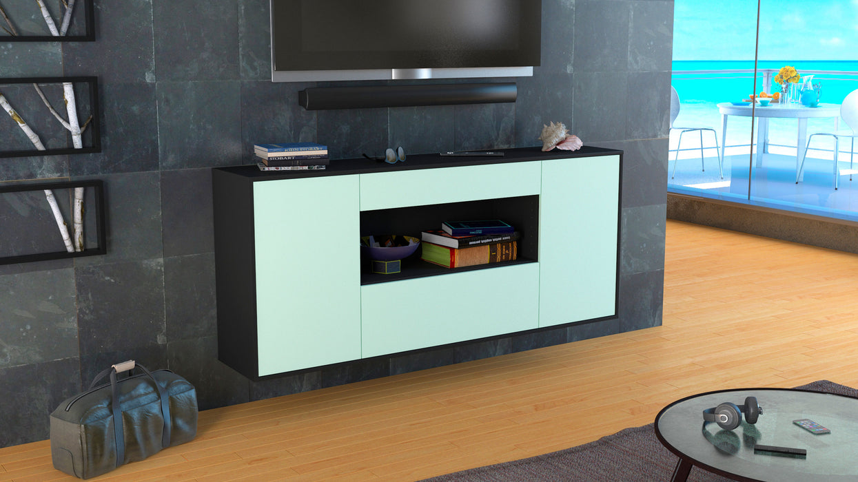 Sideboard Ann Arbor, Mint, hängend (180x79x35cm)