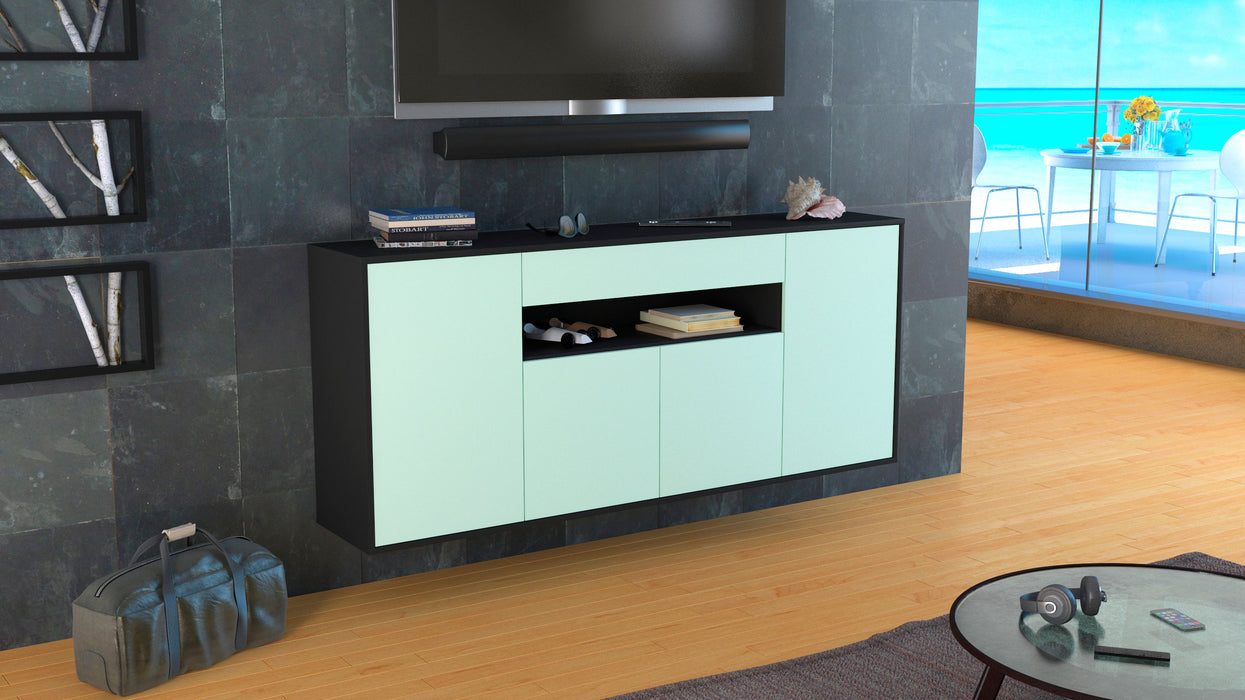 Sideboard Lansing, Mint, hängend (180x79x35cm)