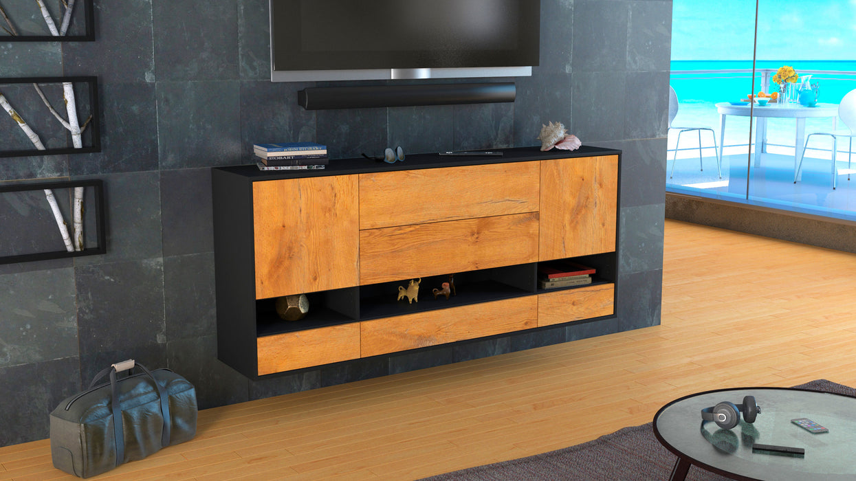 Sideboard Lafayette, Eiche, hängend (180x79x35cm)