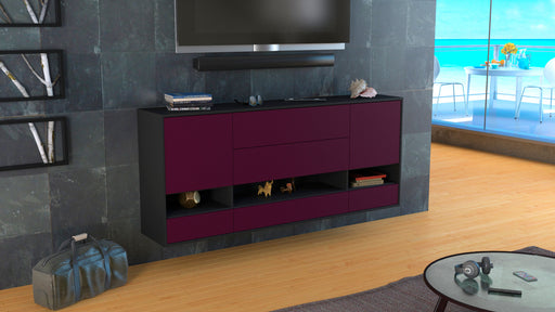 Sideboard Lafayette, Lila, hängend (180x79x35cm)