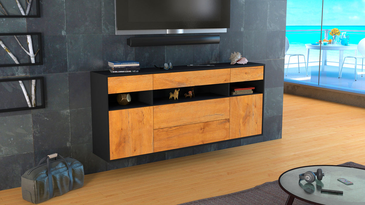 Sideboard Inglewood, Eiche, hängend (180x79x35cm)