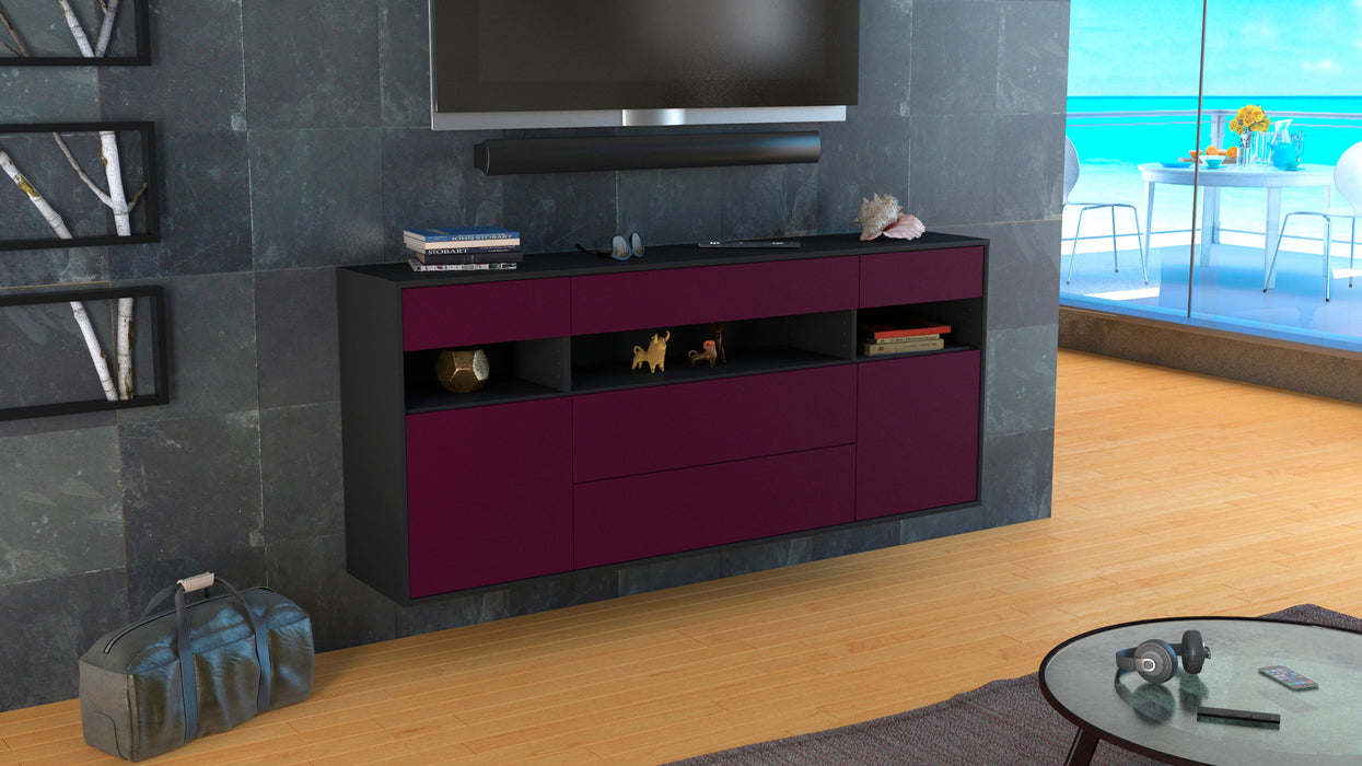 Sideboard Inglewood, Lila, hängend (180x79x35cm)