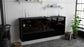 Sideboard Killeen, Schwarz, hängend (180x79x35cm)