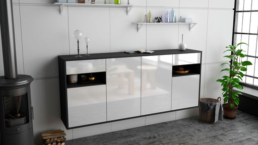 Sideboard Killeen, Weiß, hängend (180x79x35cm)