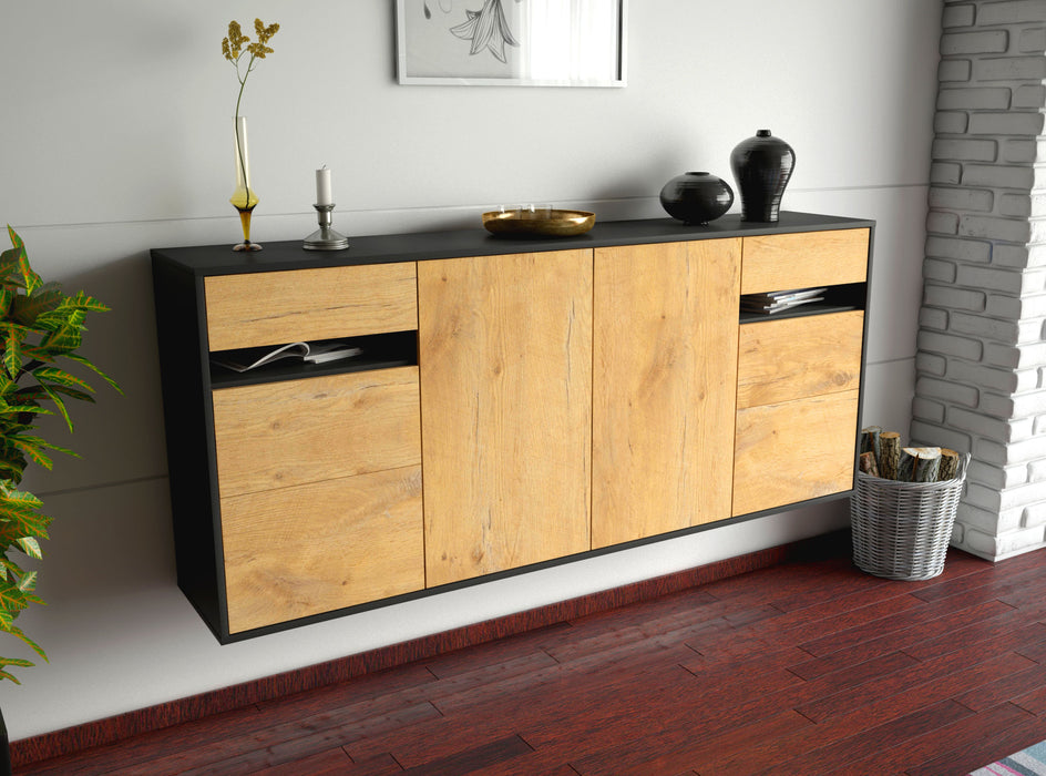 Sideboard Thornton, Eiche, hängend (180x79x35cm)