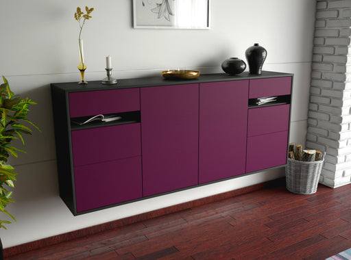 Sideboard Thornton, Lila, hängend (180x79x35cm)