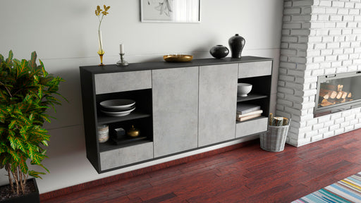 Sideboard Independence, Beton, hängend (180x79x35cm)