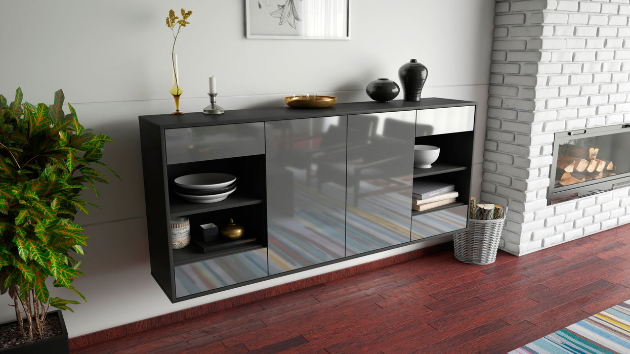 Sideboard Independence, Grau, hängend (180x79x35cm)