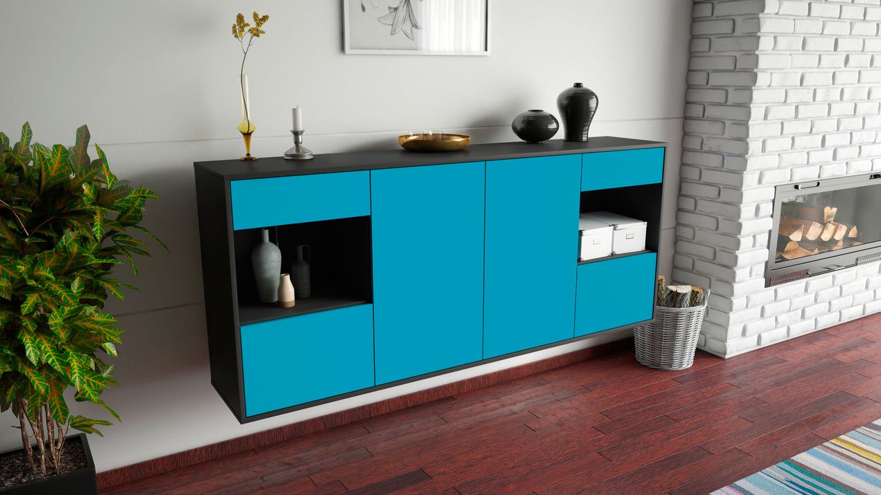 Sideboard Charleston, Türkis, hängend (180x79x35cm)