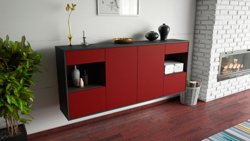 Sideboard Charleston, Bordeaux, hängend (180x79x35cm)