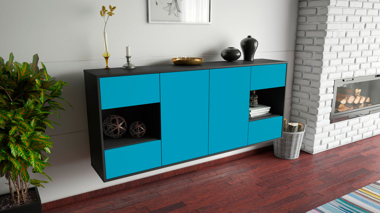 Sideboard Santa Clara, Türkis, hängend (180x79x35cm)