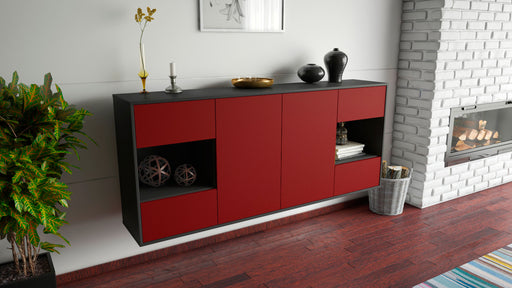 Sideboard Santa Clara, Bordeaux, hängend (180x79x35cm)