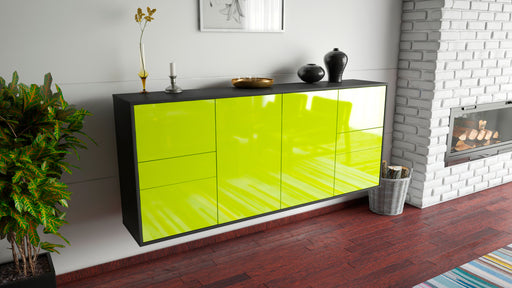 Sideboard Beaumont, Grün, hängend (180x79x35cm)