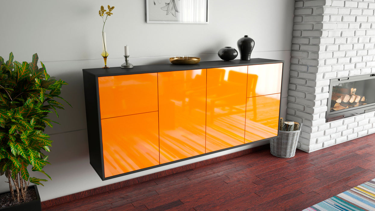 Sideboard Costa Mesa, Orange, hängend (180x79x35cm)