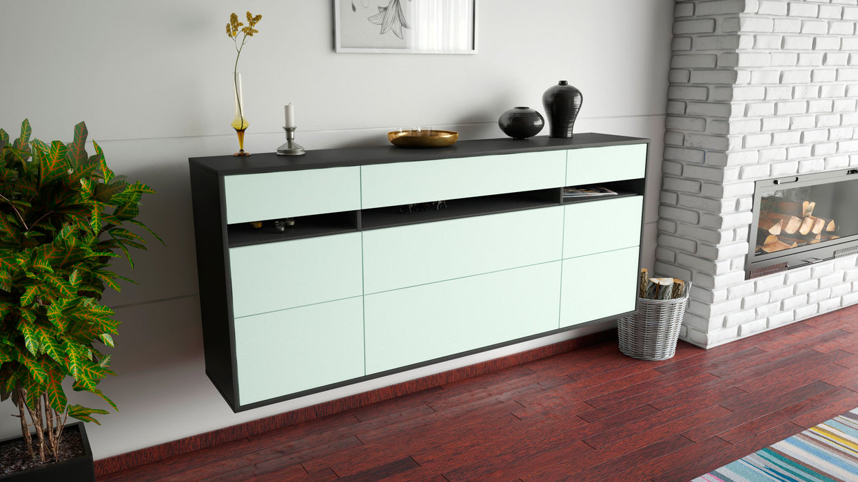 Sideboard Manchester, Mint, hängend (180x79x35cm)