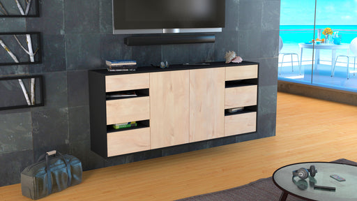 Sideboard Roseville, Zeder, hängend (180x79x35cm)