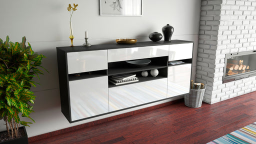 Sideboard Miramar, Weiß, hängend (180x79x35cm)