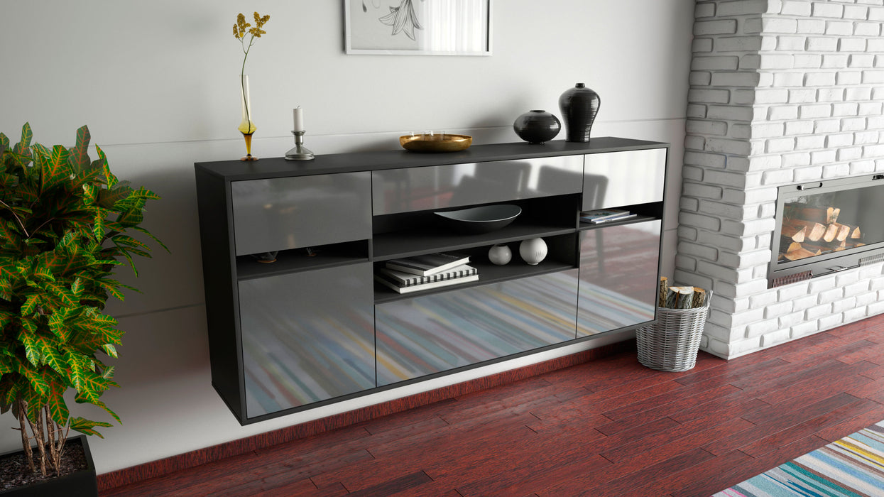 Sideboard Miramar, Grau, hängend (180x79x35cm)