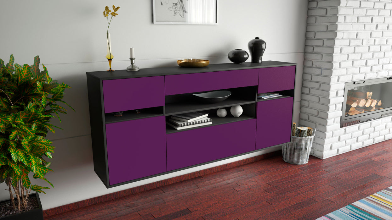 Sideboard Miramar, Lila, hängend (180x79x35cm)