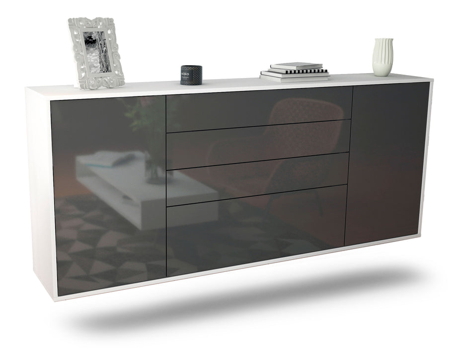 Sideboard Alexandria, Grau, hängend (180x79x35cm)