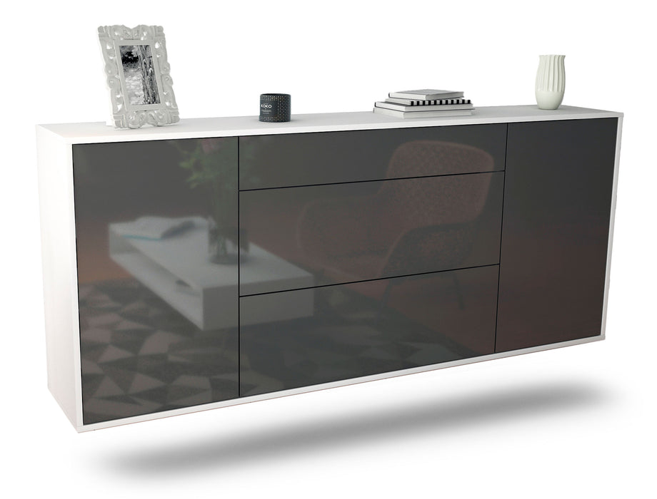 Sideboard Syracuse, Grau, hängend (180x79x35cm)