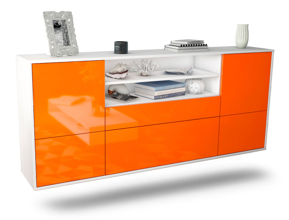 Sideboard Escondido, Orange, hängend (180x79x35cm)