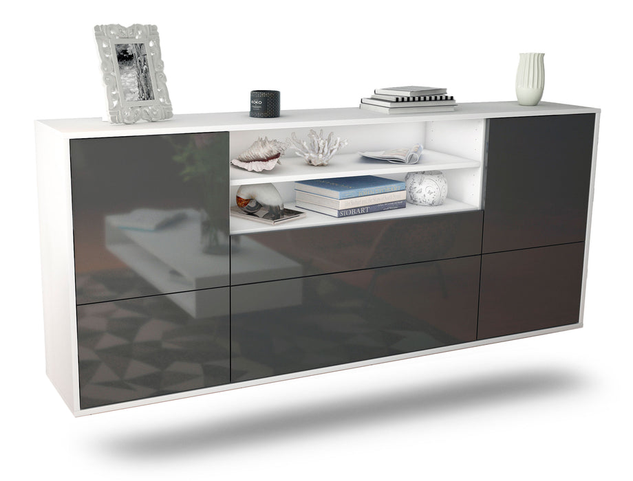 Sideboard Escondido, Grau, hängend (180x79x35cm)