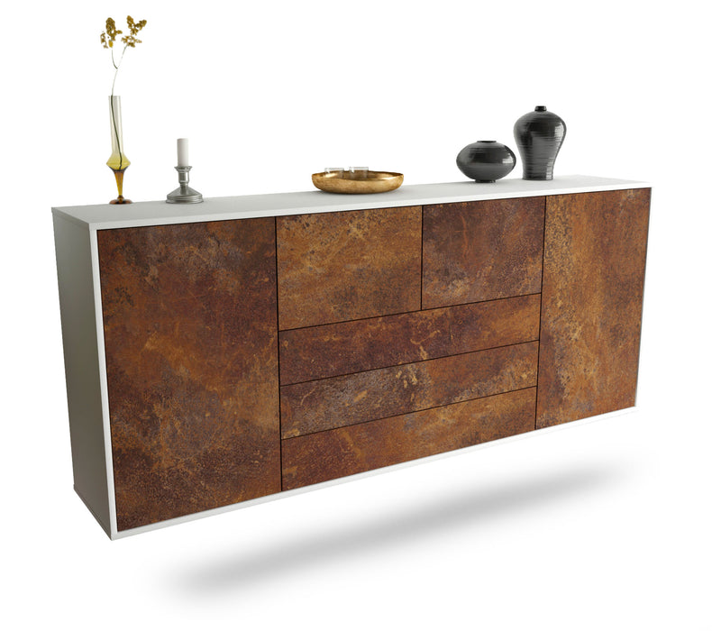 Sideboard Metairie, Rost, hängend (180x79x35cm)