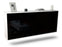 Sideboard Metairie, Schwarz, hängend (180x79x35cm)