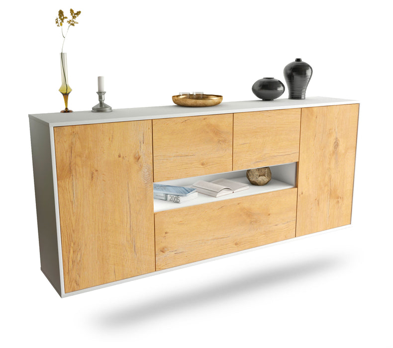 Sideboard Warren, Eiche, hängend (180x79x35cm)