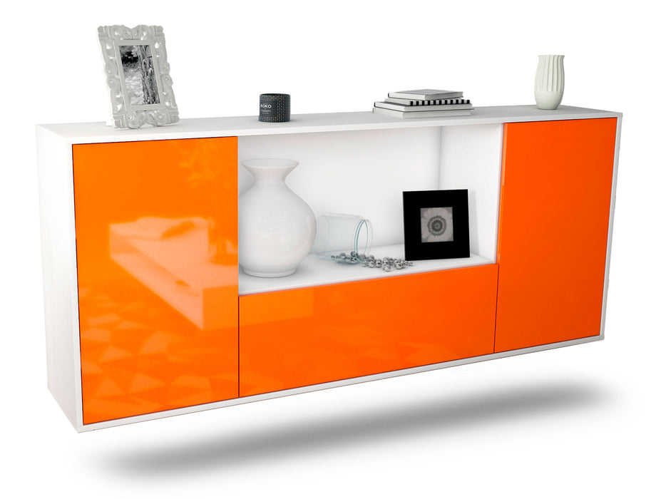 Sideboard Fort Collins, Orange, hängend (180x79x35cm)