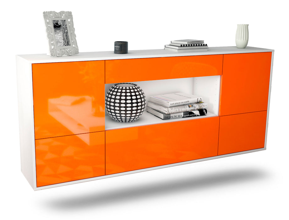 Sideboard East Los Angeles, Orange, hängend (180x79x35cm)