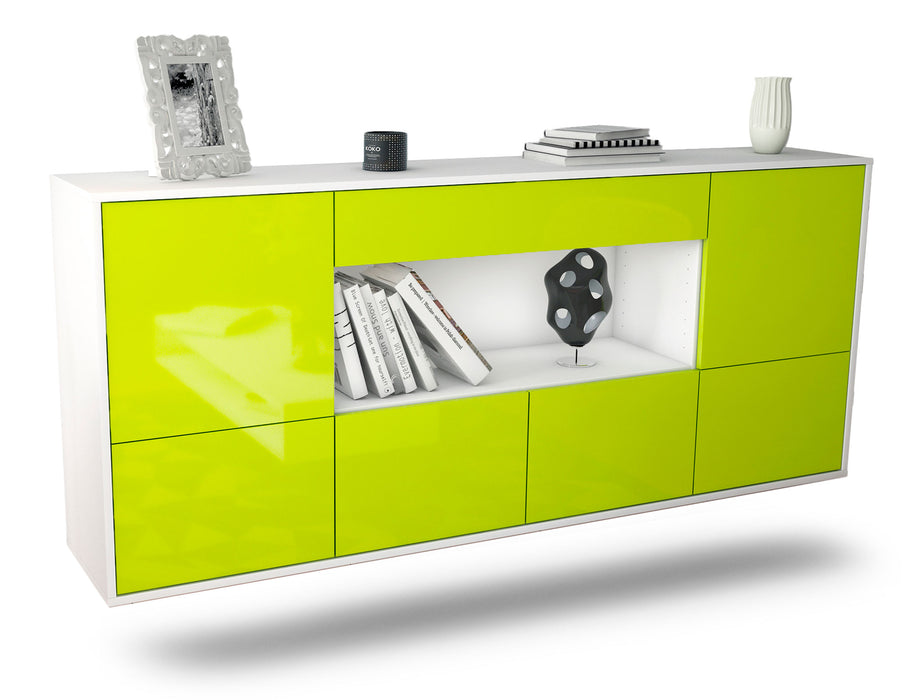 Sideboard Fullerton, Grün, hängend (180x79x35cm)