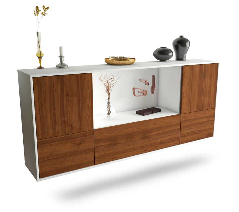 Sideboard Sunnyvale, Walnuss, hängend (180x79x35cm)