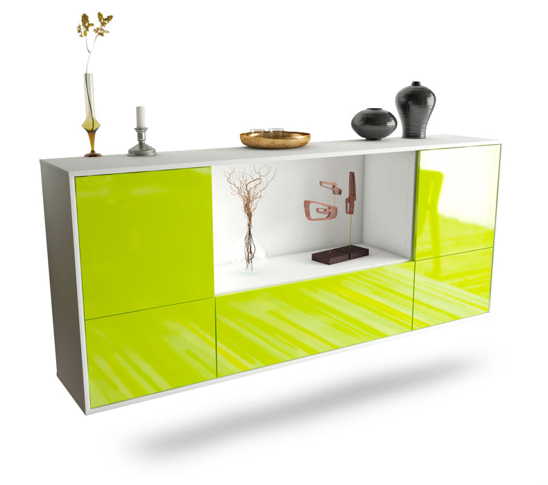 Sideboard Sunnyvale, Grün, hängend (180x79x35cm)