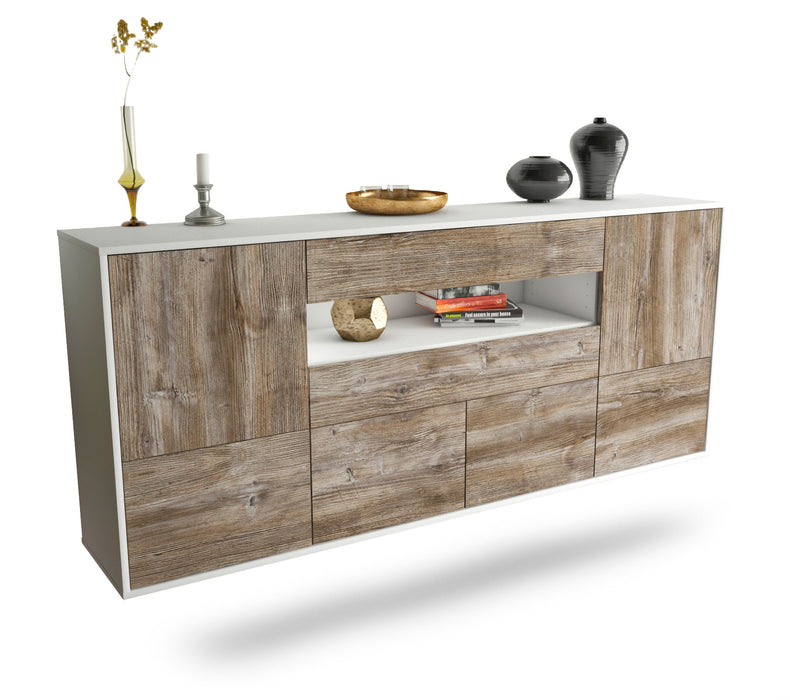 Sideboard McAllen, Treibholz, hängend (180x79x35cm)